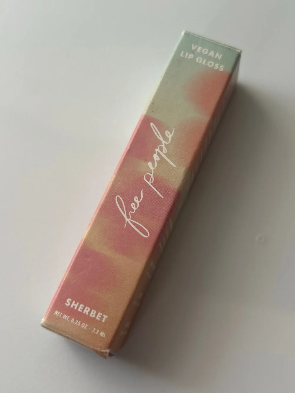 Free People Vegan Lip Gloss Oil – Sherbet (NIB)